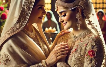 ismaili muslim wedding bride and mom